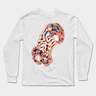 Melting Skull Long Sleeve T-Shirt